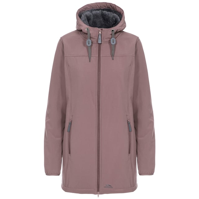 Trespass Womens/Ladies Kristen Longer Length Hooded Waterproof Jacket (Dusty Heather)