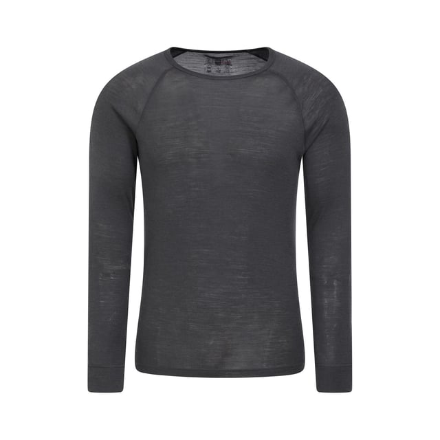 Mountain Warehouse Herren Merinowolle Thermal Top (Grau)