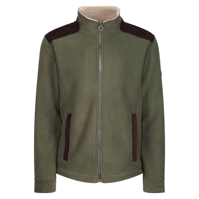 Regatta Herren Faversham Fleece-Jacke mit durchgehendem ReiÃŸverschluss (dunkles Khaki)