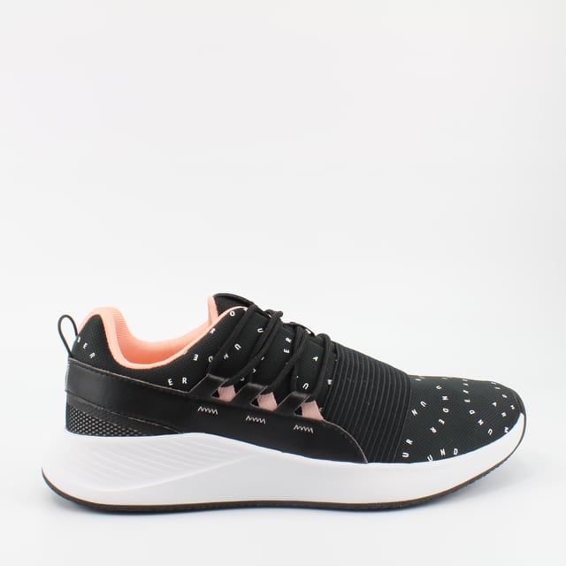 Under Armor Laded Atem McPrint Black Textile Womens Trainer 3023222 001