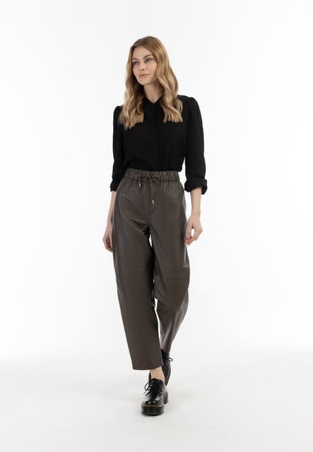 DreiMaster Vintage pantalon en cuir