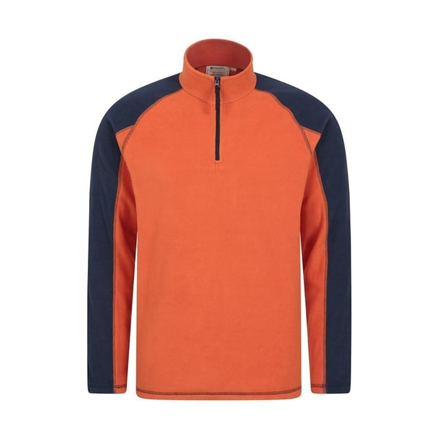 Mountain Warehouse Herren Ashbourne Fleece-Oberteil (Orange)
