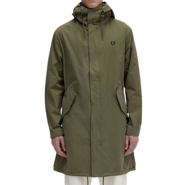 Fred Perry Shell Parka Green Jacket