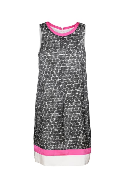 A-Linie Ã„rmelloses Print-Kleid