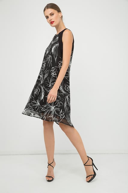 Sommer A Line Chiffon Kleid