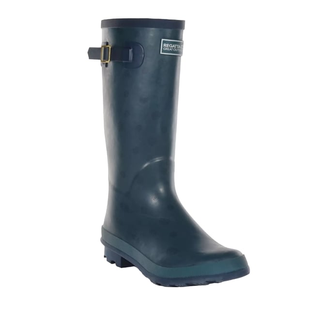Regatta Womens/Ladies Ly Fairweather II Tall Durable Wellington Boots  (Dragonfly Dot)