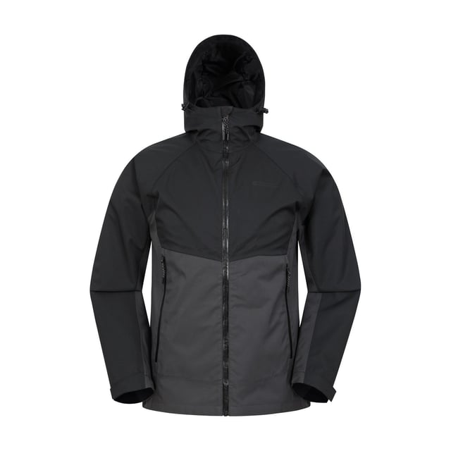 Mountain Warehouse Herren Verge Extreme Wasserdichte Jacke (Schwarz)