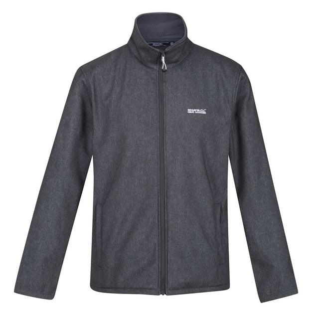 Regatta Mens Cera V Wind Resistant Soft Shell Jacket (Seal Grey Marl)