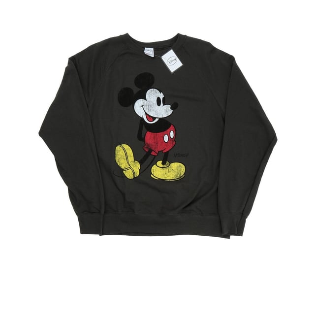 Disney Mens Mickey Mouse Classic Kick Sweatshirt (Light Disney Mens Mickey Mouse Classic Kick Sweatshirt (Light