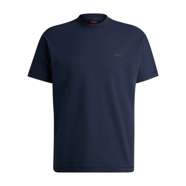 Men's Boss Tonal Logo Relaxed-Fit T-Shirt in Blue
