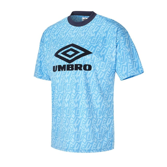 Mens Tshirt Umbro Blue Umbro Men's Retro Sports Taped Ringer