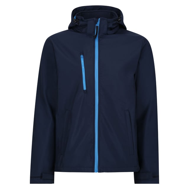 Regatta Mens Venturer 3 Layer Membrane Soft Shell Jacket (Navy/French Blue)