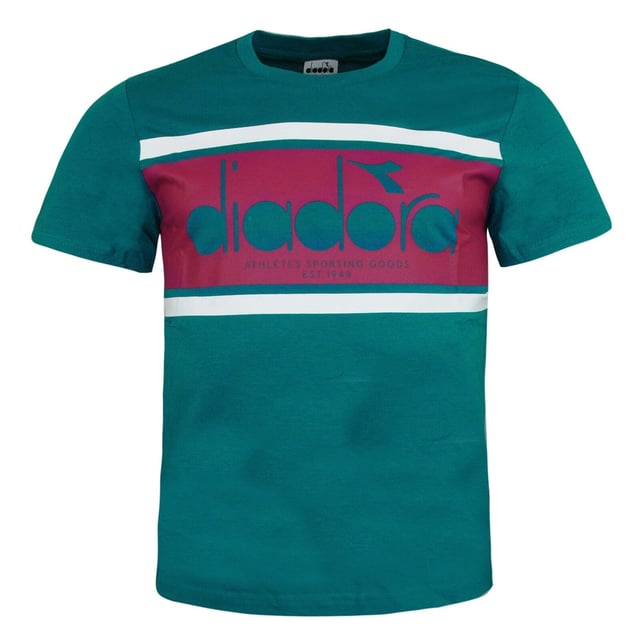 Diadora Logo Herren Deep Lake T-Shirt