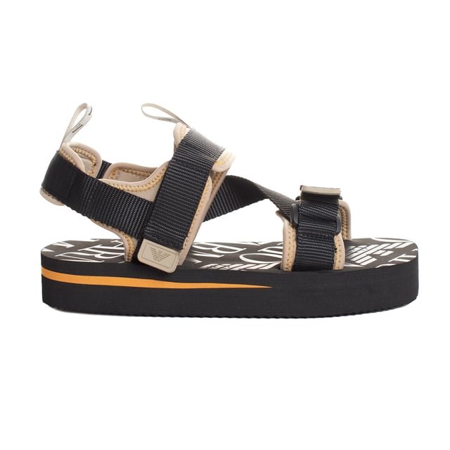 X4P113 Herren-Plateausandalen