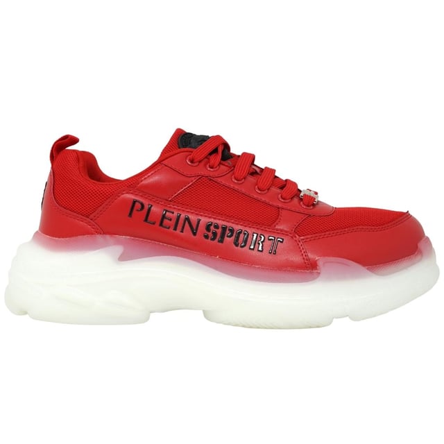 Zapatillas rojas con logotipo de la marca Plein Sport