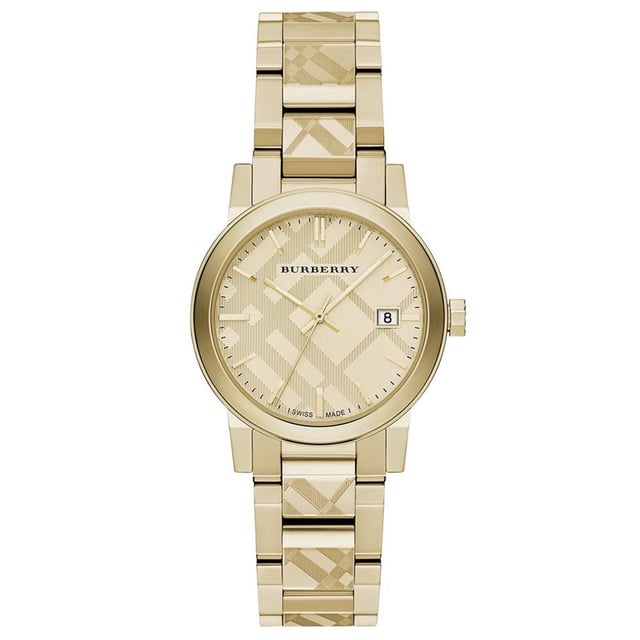 Burberry BU9145 The City Goldfarbene Damenuhr