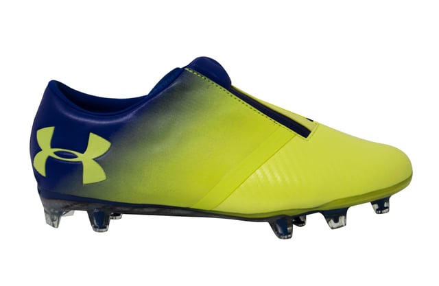 Under Armour UA Spotlight Yellow Leather FG Football Boots Mens