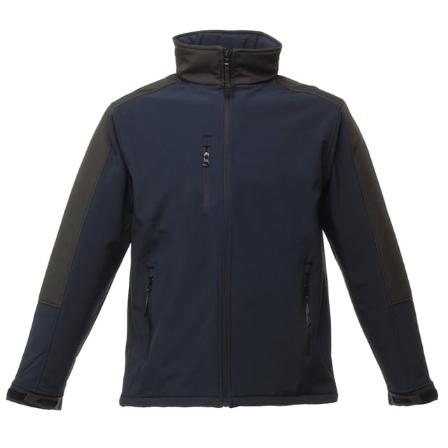 Regatta Herren Hydroforce 3-Lagen-Membrane Wasserdicht Atmungsaktive Softshell-Jacken (Navy/Schwarz)