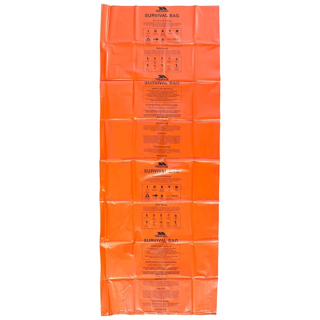 Trespass Radiator - Couverture de survie haute visibilitÃ (Orange)