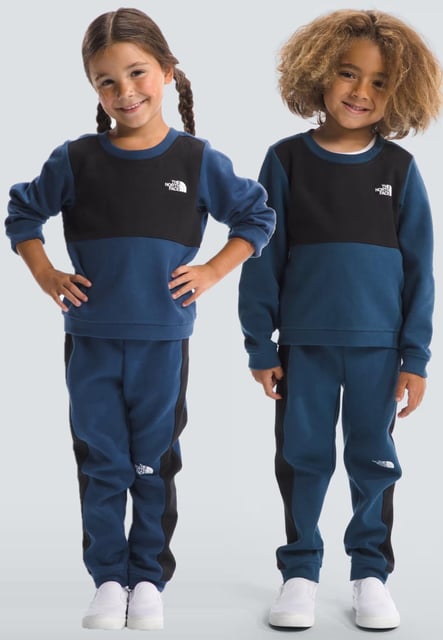 The Nort Face Kids Tech Two Piece Tracksuit Set in Shady Blue