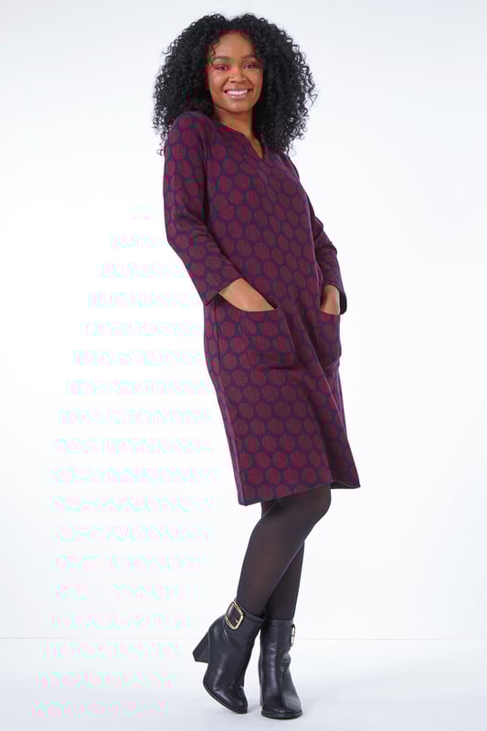 Roman jacquard dress store