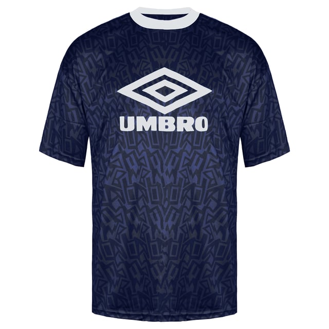 The Umbro Short Sleeve Crew Neck Men's Graffiti T-Shirt is a stylish and urban-inspired piece that adds an edgy flair to your casual wardrobe. This t-shirt features a unique graffiti design, making it a standout choice for those who appreciate bold and expressive fashion.

The t-shirt is crafted with a short sleeve and crew neck design, providing a classic and timeless silhouette. The comfortable fit and relaxed cut ensure ease of movement and a laid-back feel, making it ideal for everyday wear.

Made from high-quality materials, this t-shirt offers both comfort and durability. The fabric is soft to the touch, ensuring a pleasant wearing experience, while its sturdy construction ensures longevity, allowing you to enjoy this stylish piece for a long time.

The standout feature of this t-shirt is its graffiti-inspired design. The vibrant and dynamic artwork adds a streetwear vibe to your outfit, making a statement wherever you go. The graffiti motif is artfully displayed on the front of the shirt, creating an eye-catching centerpiece.

Whether you pair it with jeans, shorts, or joggers, the Umbro Graffiti T-Shirt is a versatile choice that allows you to express your unique style. It is suitable for casual outings, social gatherings, or simply when you want to add a touch of urban-inspired fashion to your look.

Embrace your individuality with the Umbro Short Sleeve Crew Neck Men's Graffiti T-Shirt. Its combination of comfortable fit, durable construction, and striking design will make it a favorite in your wardrobe, elevating your casual style to new heights.