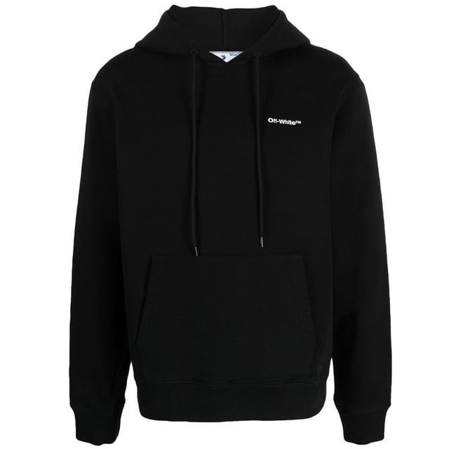 Sea audaz y elegante en la sudadera con capucha blanca. Esta sudadera con capucha 100% algodon presenta el logotipo unico en blanco en el cofre izquierdo, el iconico logotipo del diagnostico en la parte posterior y una campana de cordon ajustable. Con finales de cintura y manga elastica y un bolsillo delantero grande, esta es la combinacion perfecta de comodidad y estilo. Logotipo blanquecino en el cofre delantero izquierdo, sudadera con capucha negra blanquecina, logotipo de diagnostico delgado de ajuste delgado en la parte posterior, 100% algodon, manga larga, cintura elastica y terminaciones de manga que se extiende el cordon ajustable, codigo de estilo de bolsillo delantero grande delantero: OMBB097C99FLE0171001