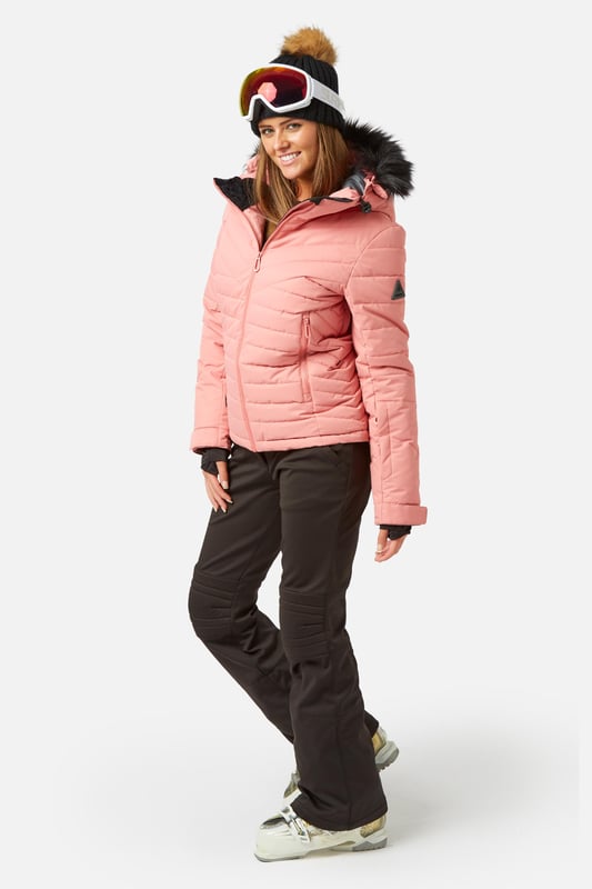 Destiny Hypadri Ski Jacket Blush Pink