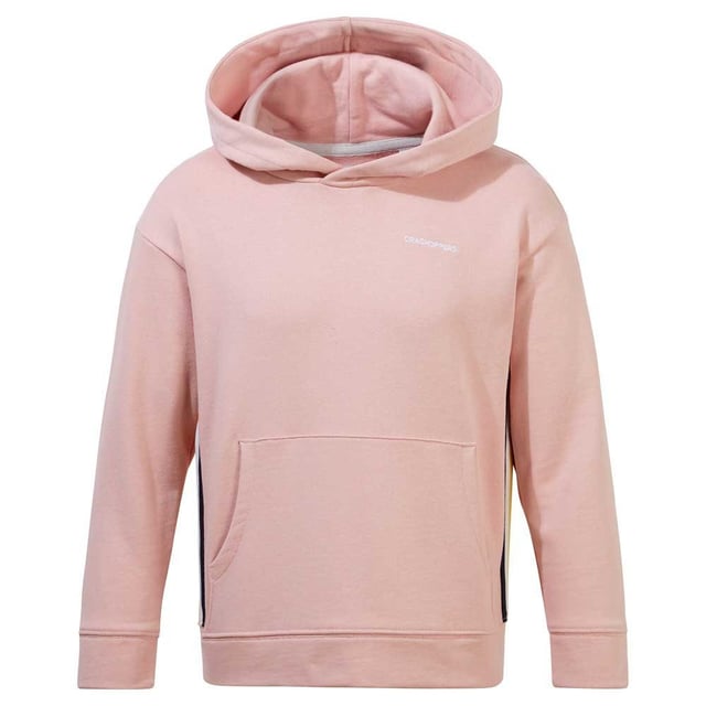 Craghoppers Childrens Kids Nosilife Baylor Hoodie Pink Clay