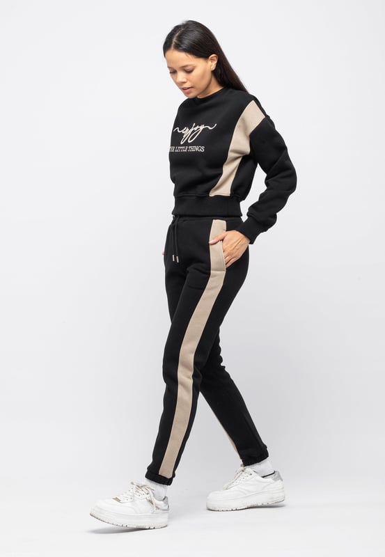 Tom Barron Damen-Trainingsanzug-Set Enjoy, bestickt, stilvoll