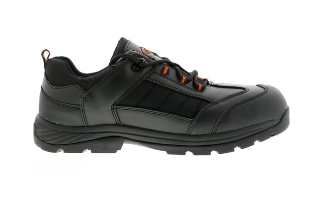 Tradesafe goliath leather Mens Safety Shoes Trainers black