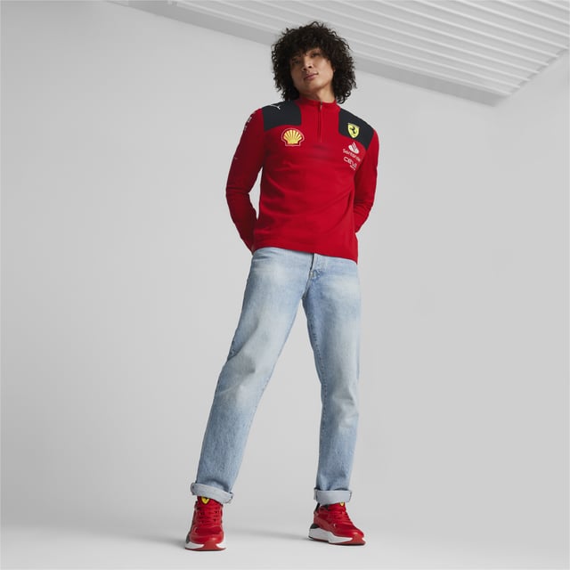 PUMA Mens Scuderia Ferrari 2023 Team Replica Sweatshirt