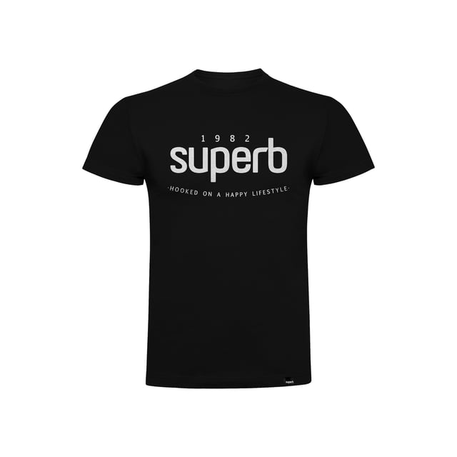 Short sleeve t-shirt Superb.
 Round neckline with ribbed finish.
 Front brand print.
 Seams seen in tone.
 Composition: 100% cotton
 Care:
- Wash at max. 40ºC.
 - Do not use bleach.
 - Iron at low temperature.
 - Do not dry clean.
 - Do not use dryer.