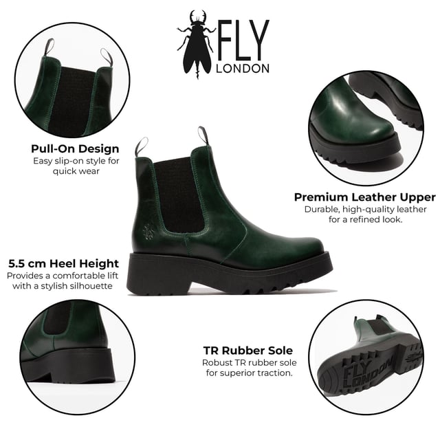 Calzado Fly London Guia De Tallas Botas Chelsea De Plataforma De