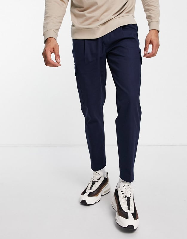 Topman outlet tapered trousers