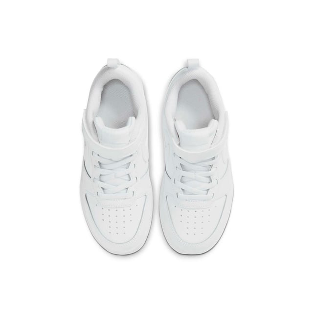 Spezifikationen: Low-cut Basketball-Stil Turnschuhe aus Leder, langlebig und leicht zu reinigen, kontrastierenden Logo an den Seiten angebracht Schnürung: Klettverschluss und elastische Schnürsenkel Sohlentyp: Durchgehende Sohle für bessere Traktion