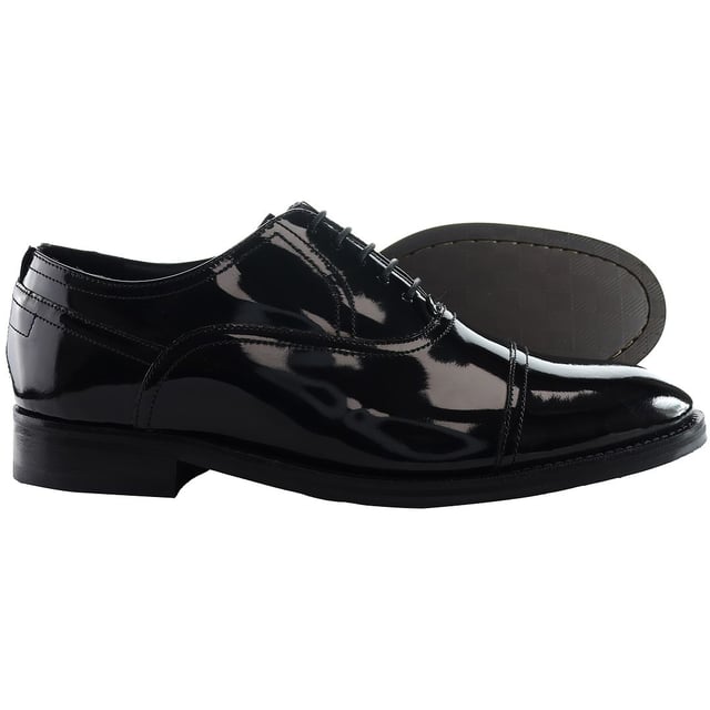 Ted baker black patent shoes top