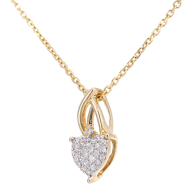 9K (375) Yellow Gold: 0.95gr; # Diamond: 0.05ct; # Dimension: 40cm x 1.2cm x 0.7cm