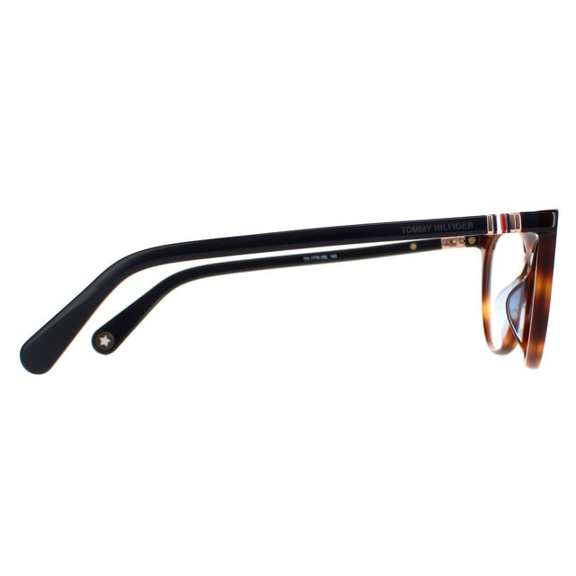 Tommy Hilfiger Cat Eye Womens Havana TH 1775  TH 1775 are a elegant cat eye style crafted from lightweight acetate. The Tommy Hilfiger branding features on the slender temples for authenticity.