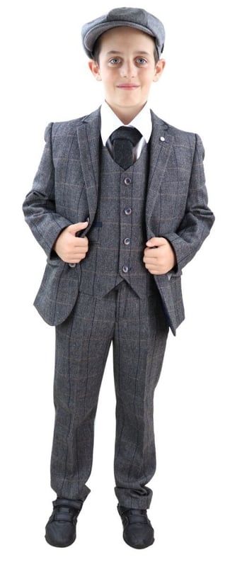 Jongens 3-delige formele trouwpak set jas gilet broek Jongens 3-delige formele trouwpak set jas gilet broek