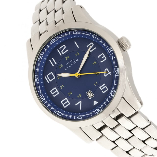 Brushed Alloy Case; Japanese Quartz Movement; Non-Glare Scratch-Resistant Mineral Crystal; Logo-Engraved Stainless Steel Caseback; Alloy Bracelet ; Logo-Engraved Fold-Over Push-Button Deployment Clasp; Luminous Hands; Date Display; 42mm Case Diameter; 5ATM Water Resistance;.