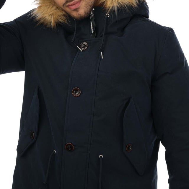 Pretty green navy online parka