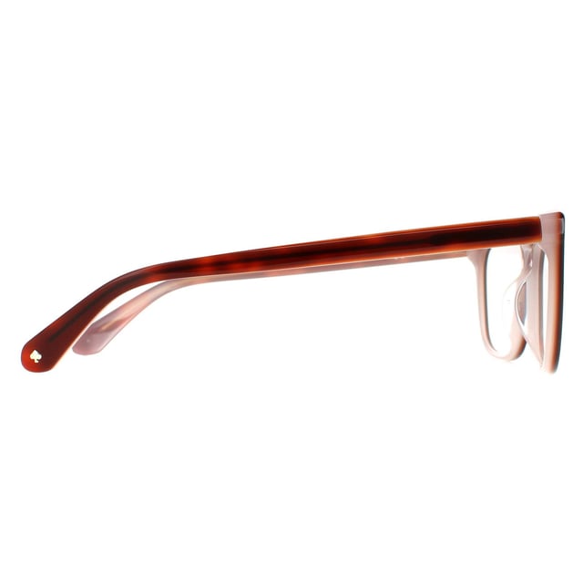 Kate Spade Square Womens Havana Ninna/G  Glasses are a fashionable square style crafted from lightweight acetate. Kate Spade's emblem features on the slender temples for brand authenticity.