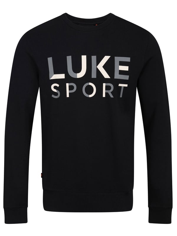 Luke 1977 TEXTY BEAST SWEATSHIRT Black Smoke