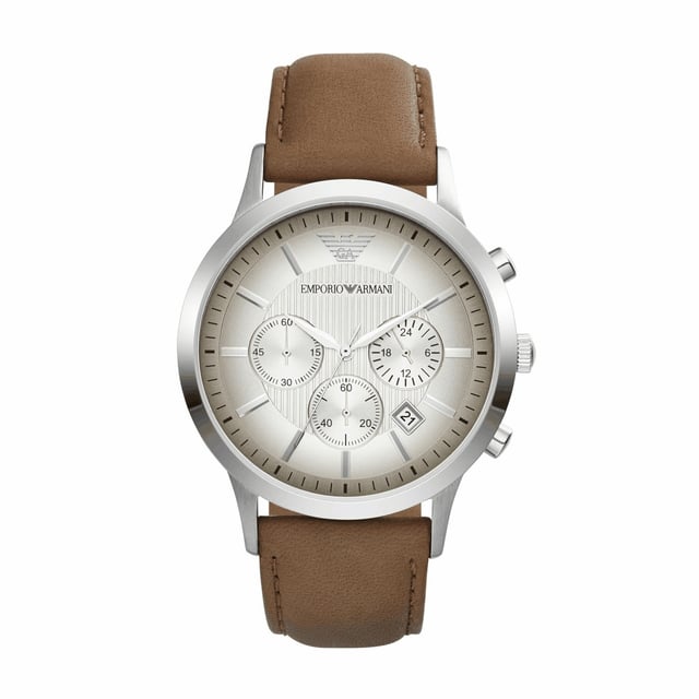 Emporio Armani AR2471 - Unisex Uhr Quarz aus Edelstahl• Material: Edelstahl• Glas: Mineral• Armband: Leder• Farbe: Grau• Wasserbeständigkeit: 0 m (0 ATM)• Gehäusegröße: 42 mm