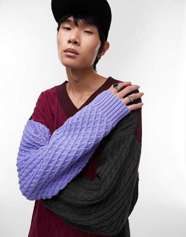 Topman v neck discount jumper