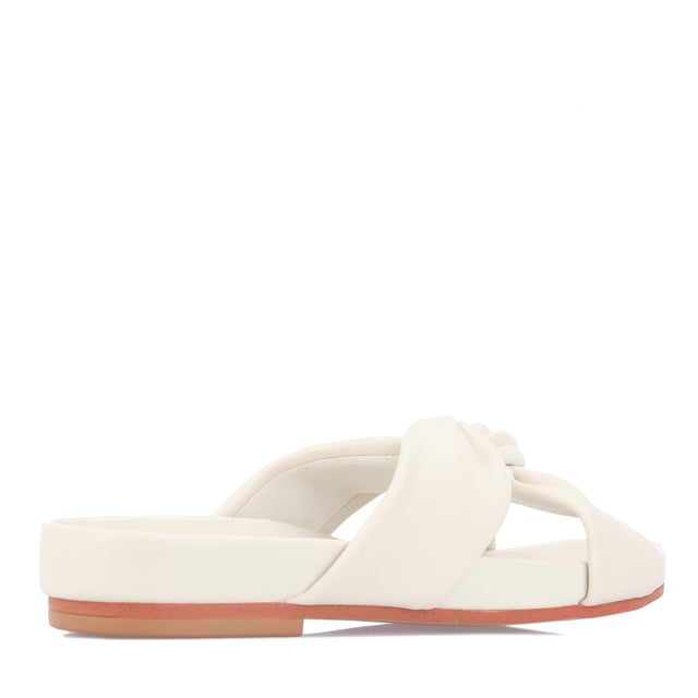 Clarks flip flops womens sales white