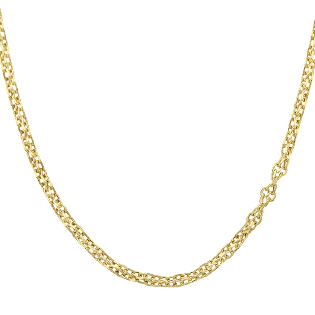 9K (375) Yellow Gold: 3.7gr; # Dimension: 46cm x 0.32cm