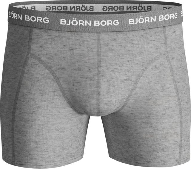 10-Pack heren boxers van het merk Bjorn Borg. De boxershorts van Bjorn Borg zijn gemaakt van katoen en elastaan, waardoor de stof lekker veel rek heeft. Het zachte katoen zorgt voor een heerlijk draagcomfort.  Merk: Bjorn BorgModelnaam: 10-Pack MixCategorie: heren boxersMaterialen: katoen, elastaanKleur: blauw, zwart, grijs, wit