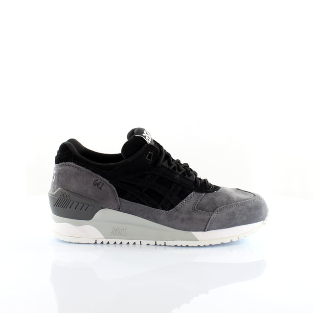 Asics Gel Respector Mens Black Grey Trainers